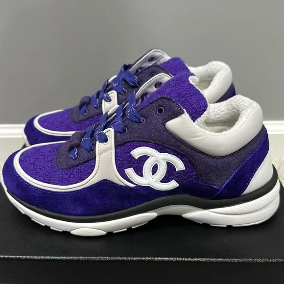 ❌SOLD❌ Chanel Sneakers Purple size 38.5 - Picture 4 of 8